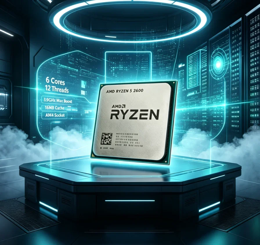 cpu-amd-r5-2600-am4-compatibile-con-overclock-leggero-39ghz-max-boost-unita-di-elaborazione-multi-task-per-ufficio-e-giochi-a-lunga-durata-senza-ventola