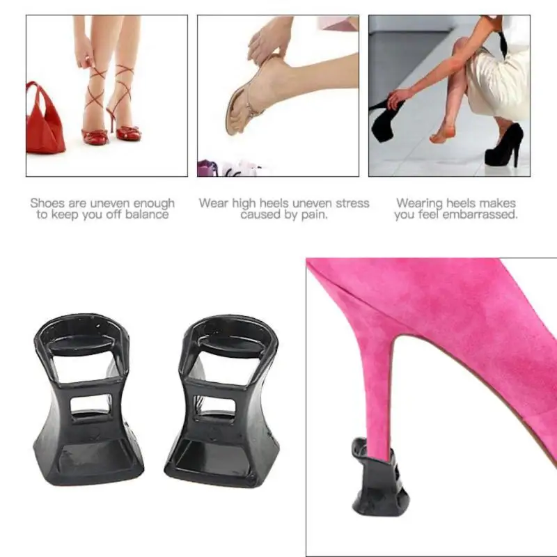 1Pair Silicone Heel Protector Woman High Heels Protective Cover Non-slip Wearable Heel Cover Heel Stoppers Shoes Accessories