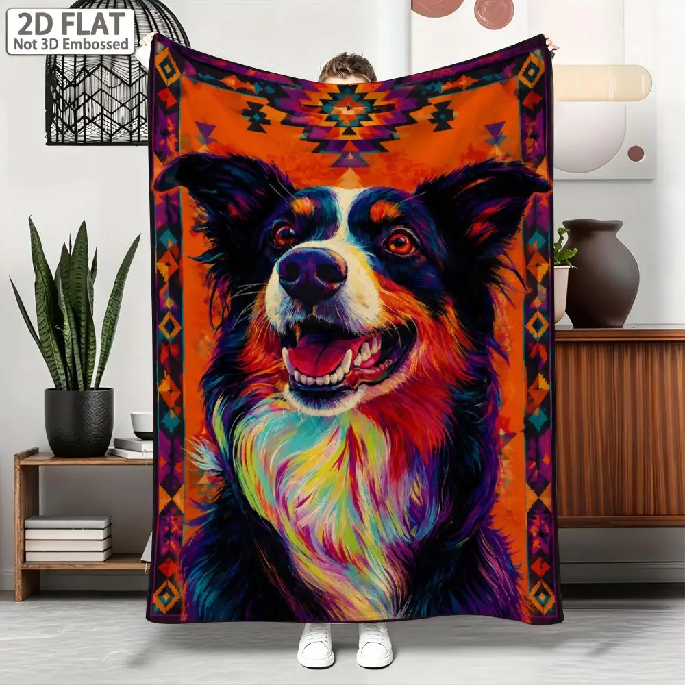 Printed Throw Blanket Realistic Pug Dogs Cuddling Hugging Dark Background Soft Cozy For Sofa Bed Couch