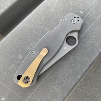 C10 Titanium Clip Camping Pocket Clamp Deep Carry G10 Police Back Clip For Spyder Paramilitary 2 C81 Folding Tool Parts