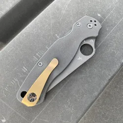 C10  Clip Camping Pocket Clamp Deep Carry G10 Police Back Clip For Spyder Paramilitary 2 C81 Folding Tool Parts