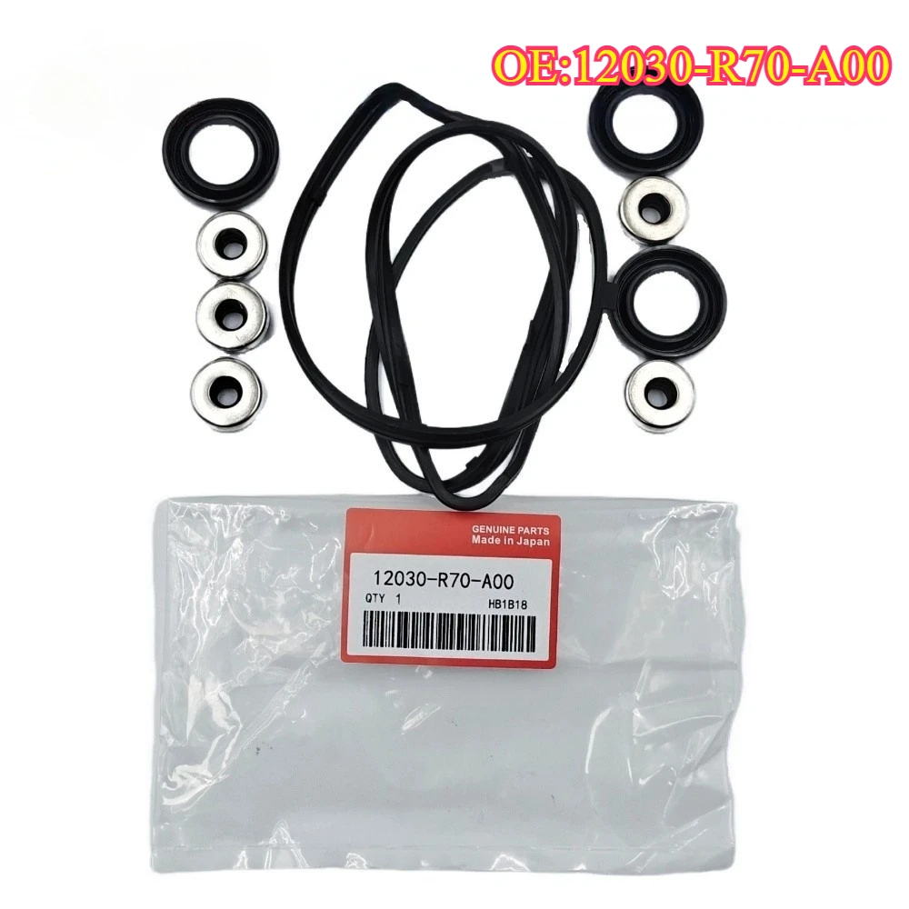 Высокое качество, новинка для 12030-R70-A00, оригинальный OEM Honda Acura 08-17 PILOT MDX V6, комплект прокладок передней/задней крышки клапана
