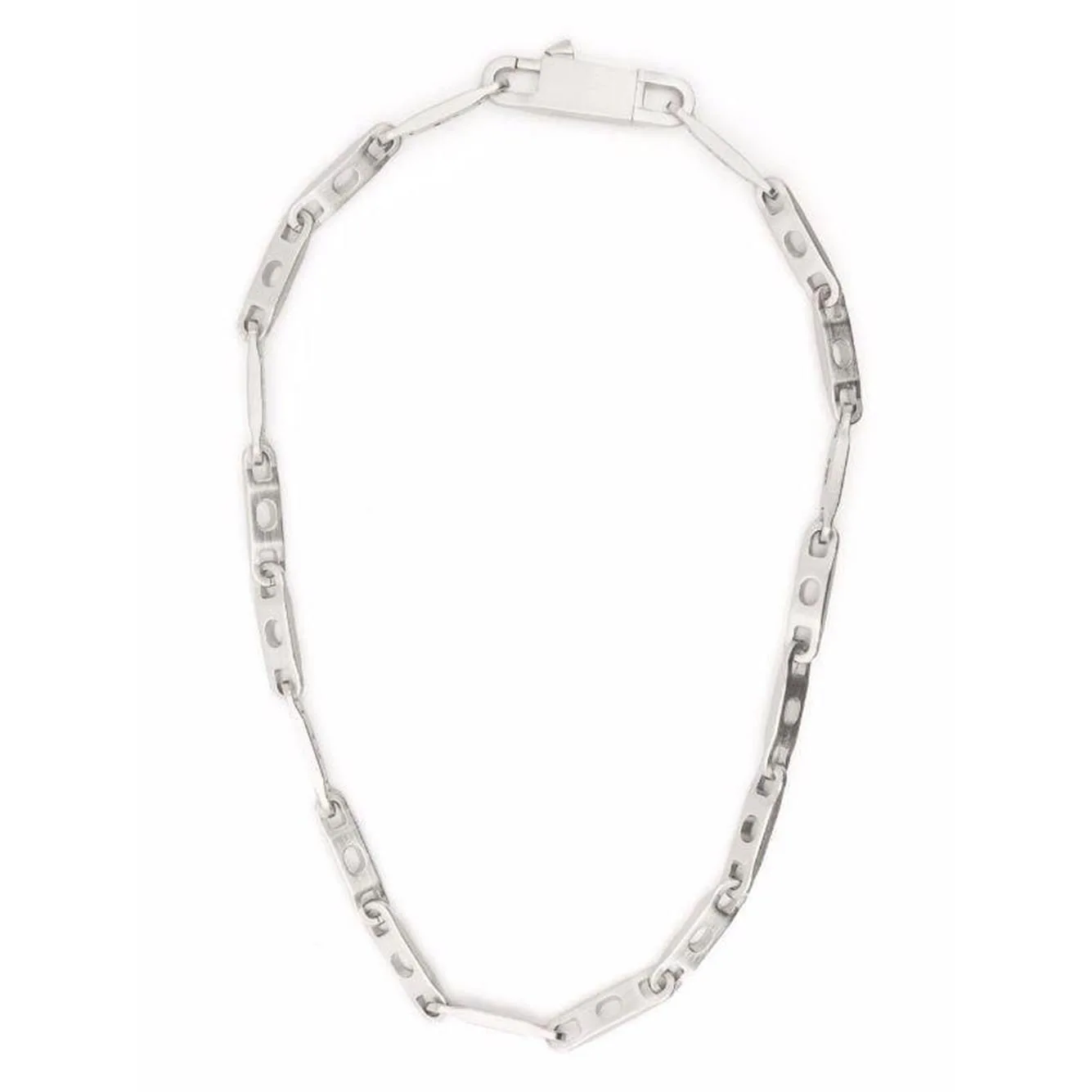 Y2k Rick Necklace For Women Jewelry for Men Stainless Ro Owens Accessories High Street Fashion 925 Silver Plated Necklaces