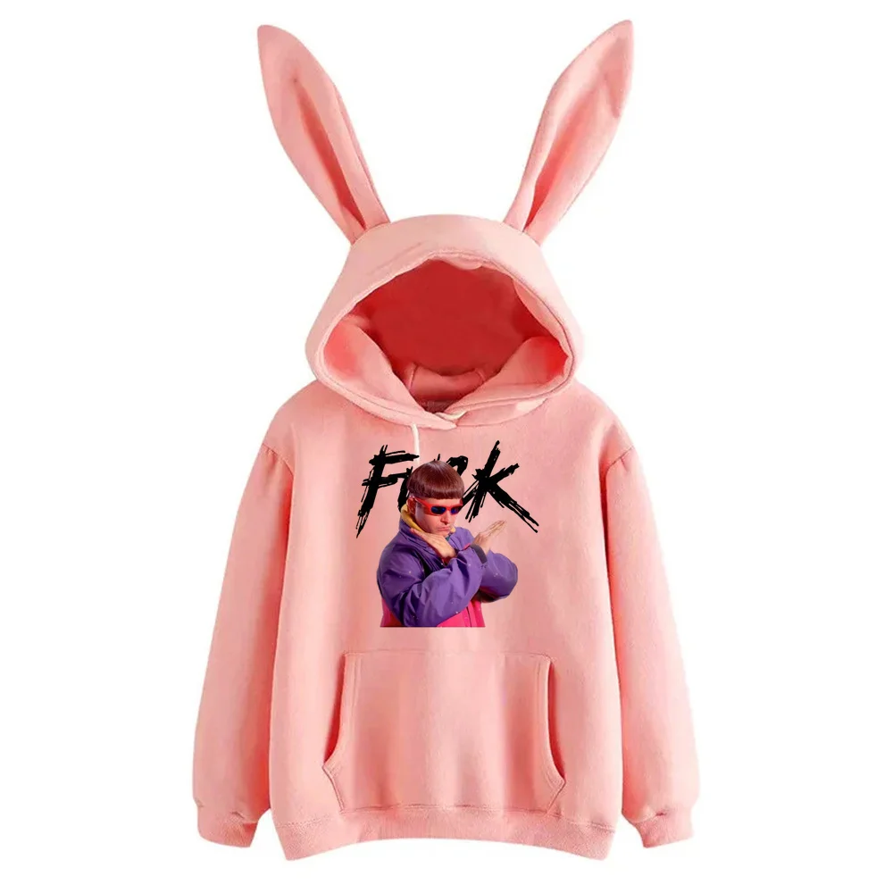 Oliver Tree sweatshirt fashion tops japanese anime 2000s ladies clothes cutecore Casual Pockets