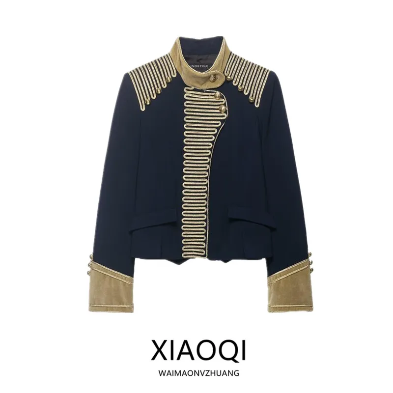 

Fashionable Long Sleeve Knot Button Outerwear for Women Spring Summer New Arrival Versatile Stylish Design European Style Sta...