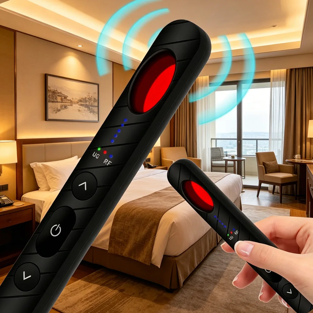 Micro Camera Detector,Hidden Spy Camera Detection,4-in-1 Hidden Camera Detector,Spy Gadgets Detector for Hotel,Travel,Meeting