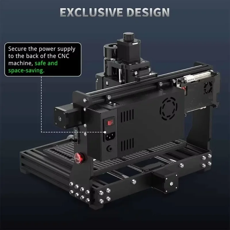 Upgrd 500W mini numerical control engraing hine, sui for aluminum, 3020 desktop numerical control hine