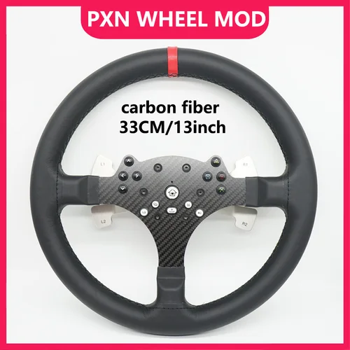 SIMPUSH 13 pulgadas 33 cm Volante circular Rally sim racing para PXN V10 V10 PRO