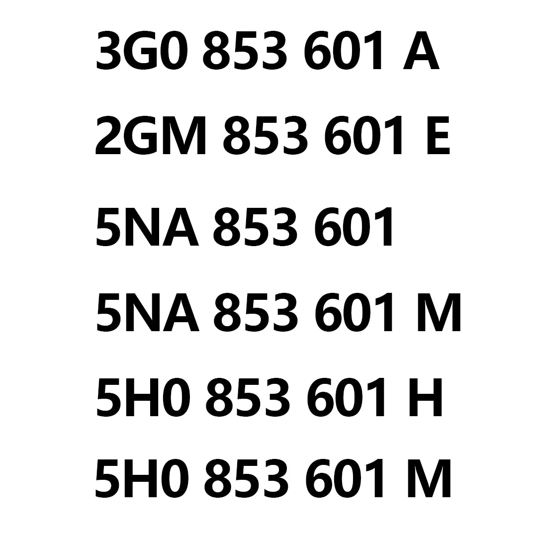 

Для 3G0853601A 5NA853601M Para Arteon Passat B8 Tiguan L MK8 ACC cubierta de Radar 5H0853601M 2GM853601E 5NA853601
