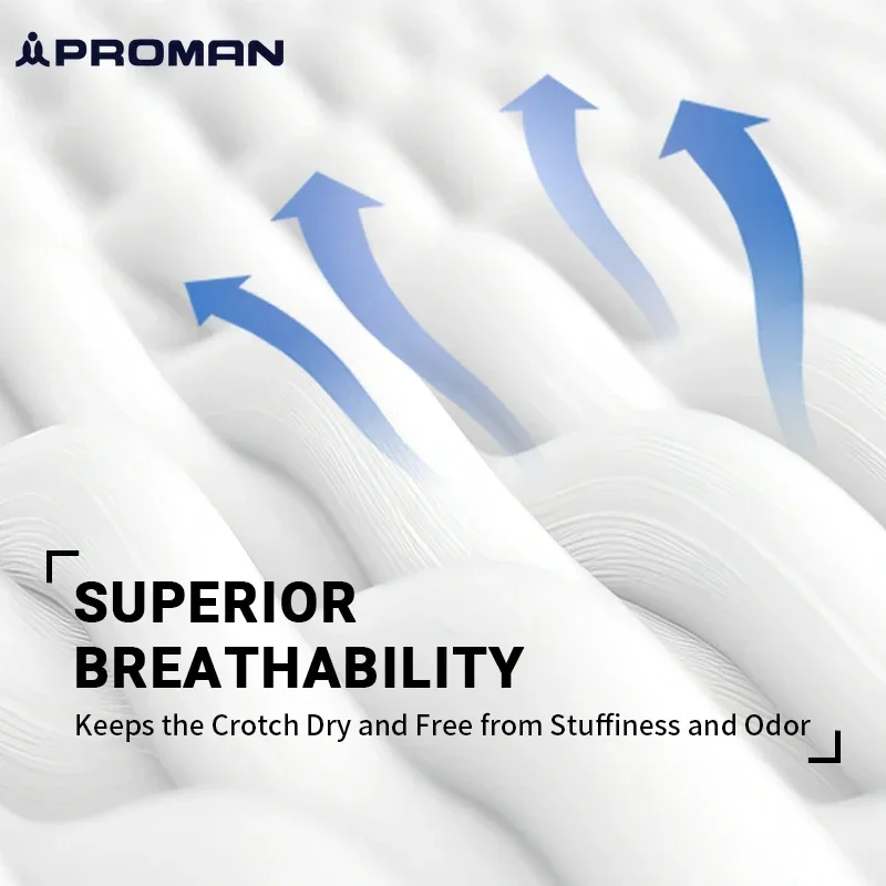 PROMAN 1 pz slip da uomo in tessuto di bambù comfort mutandine traspiranti confezione regalo confezionato biancheria intima quotidiana morbida lingerie uomo mutande