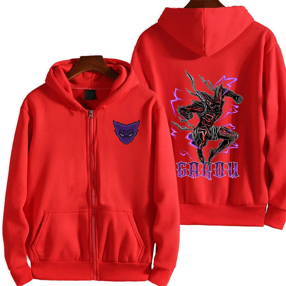 Anime ONE PUNCH MAN Garou Print Hoodies Couple student street sports casual Hoodies