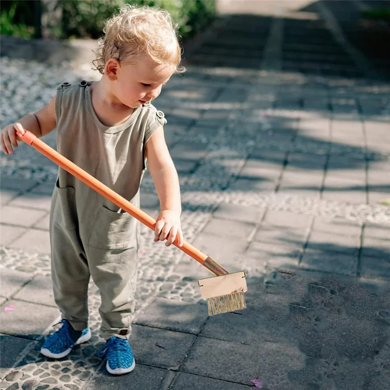 ABDJ-2Pcs Garden Steel Wire Brush For Cleaning Decks, Pavers For Garden Maintenance Grout Remover Tool