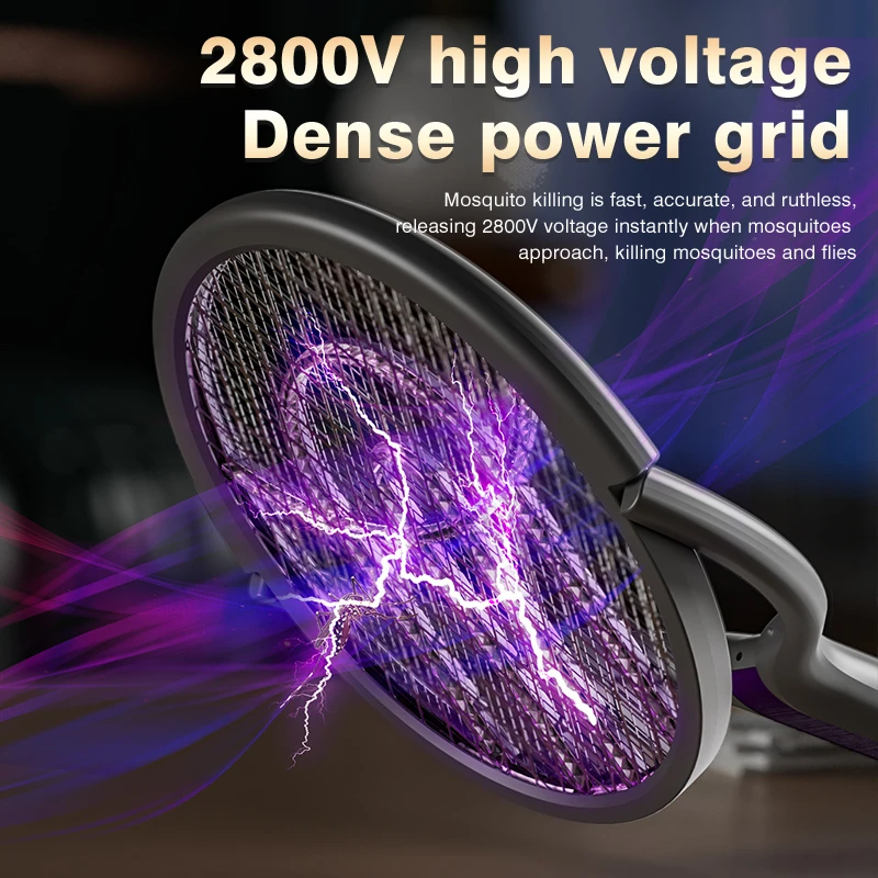 2-в-1 электрошоковая мухобойка от комаров, перезаряжаемая выдвижная бытовая лампа от комаров, уличная ловушка для комаров, репеллент