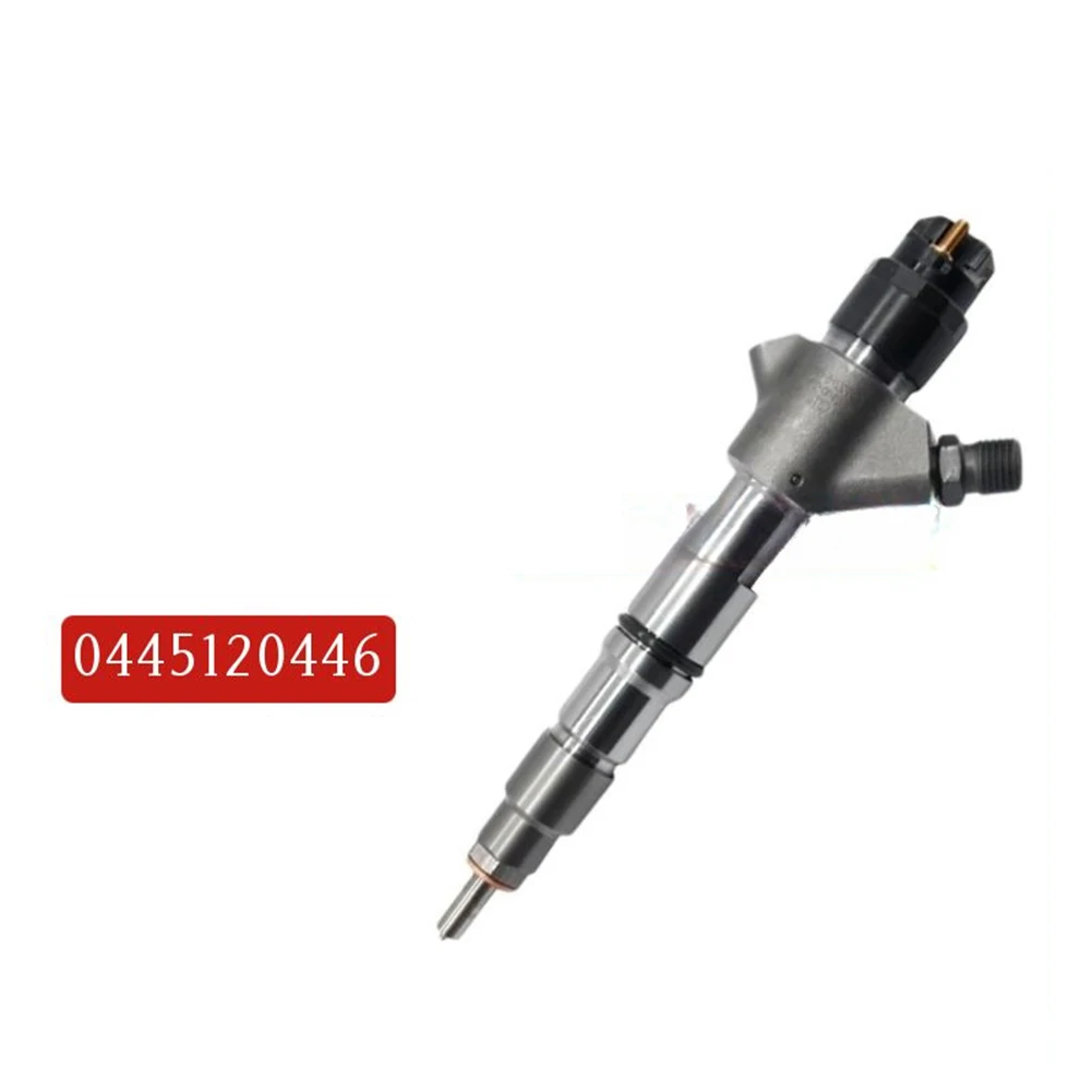 

Fuel Injector Common Rail Fuel Silver Black 0445120446 Injector High-pressure Common Rail For Diesel Engine Repair