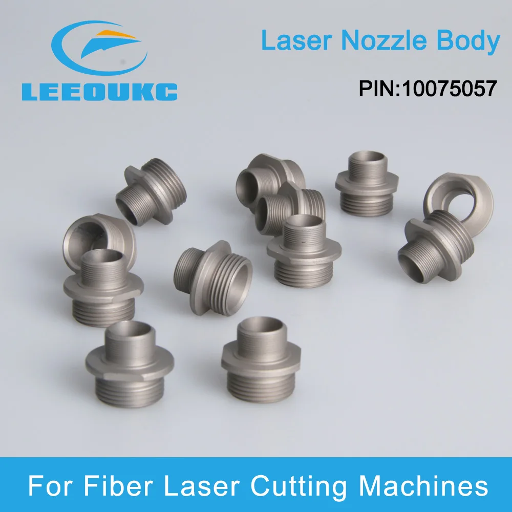 Leeoukc 10 Stks/partij Pn 10075057 Laser Nozzle Body Innerlijke Referentie Voor Door Fiber Lasersnijkop Vervangende Onderdelen