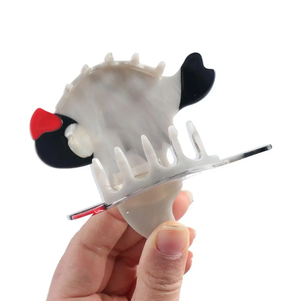 

Elegant Cartoon Bird Hair Claw Korean Style Geometric Animal Shark Clip Ponytail Holder Mid Size Acetate Hair Clip Ladies/Girls