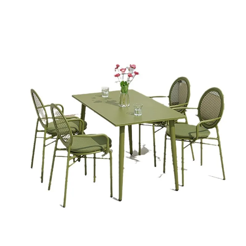 

Lei Haojia Factory Outdoor Table and Chair Outdoor Villa B & B Hotel Courtyard Garden Terrace Leisure Table and Chair Combinatio