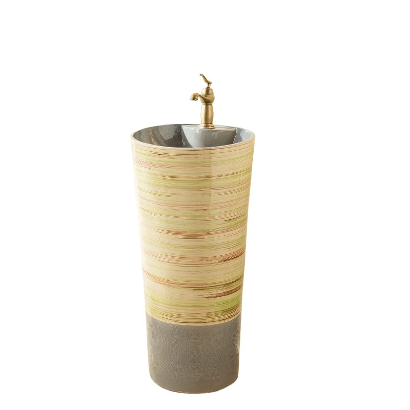 

Pillar Basin Villa Courtyard Sink Outdoor Bathroom Toilet Pillar Washbasin