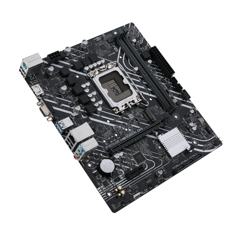 Placas-mãe usadas para PRIME H610M-K D4, LGA 1700, DDR4, 64GB, M-ATX para Intel H610 Desktop Mainboard, SATA III, USB 3.0