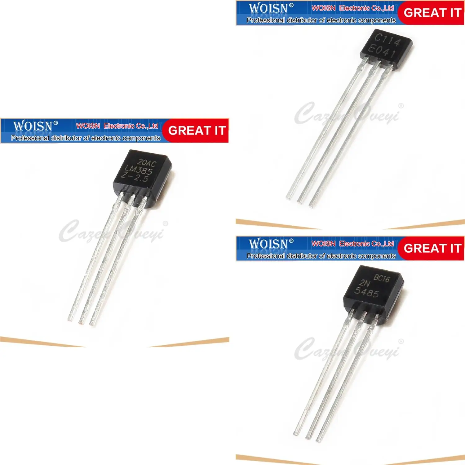 LM385Z-2.5 LM385 DTC114ESA C114E 2N5485 5485 TO-92