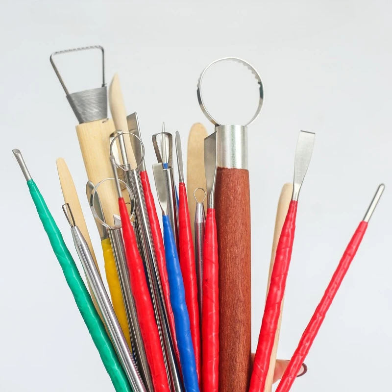 10/13/26-teiliges Töpferwerkzeug-Set, Tonmodellierwerkzeuge für Keramik DIY Handwerk Skulpturherstellung Zubehör – Detail 3