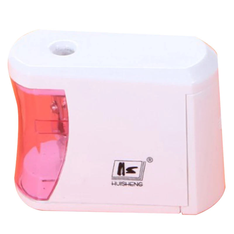 

Электрическая точилка для карандашей HUISHENG, автоматическая быстрая и безопасная, прочная, портативная, для школы, класса, дома и офиса