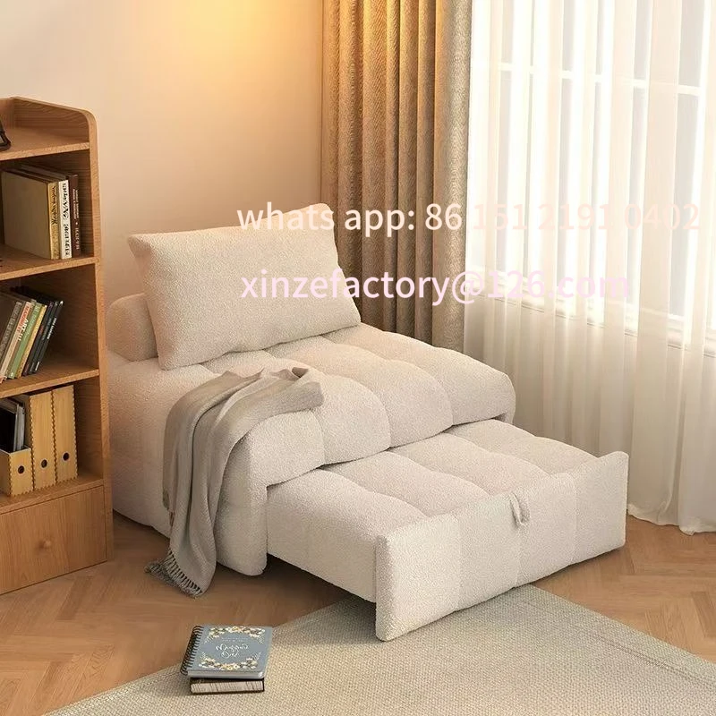 Customizable single and double sofa bed folding dual-purpose small apartment living room multi-function two-in-one pull-out bed