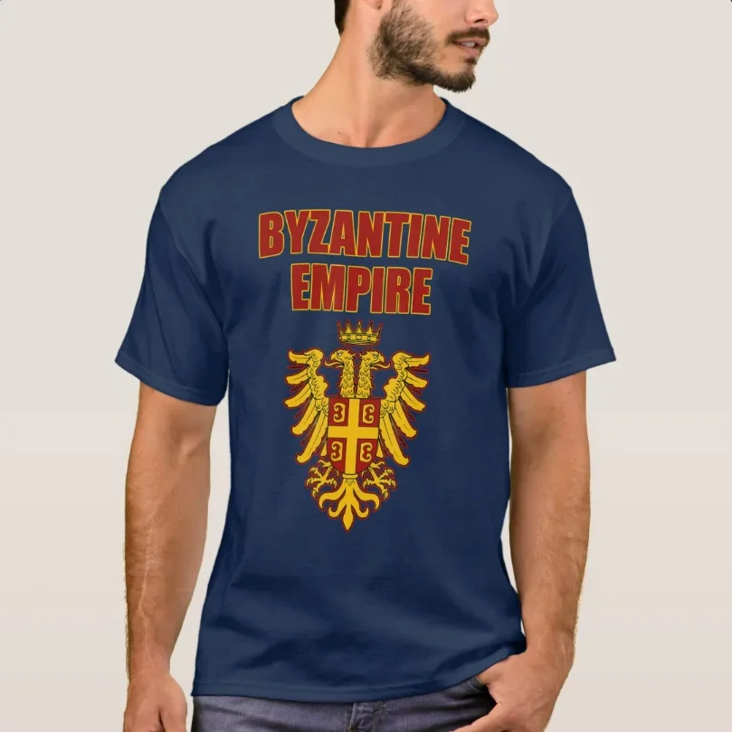 Byzantine Empire Eastern Roman Empire Constantinop T-Shirt 100% Cotton O-Neck Short Sleeve Summer Casual Mens T-shirt Size S-3XL