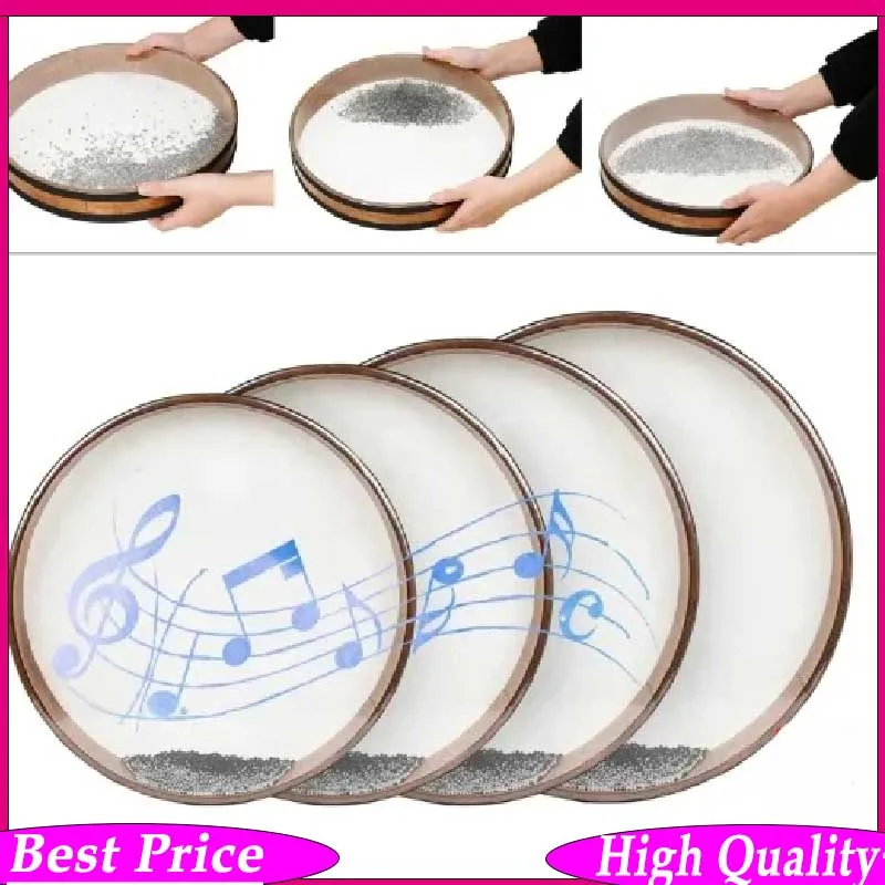 

Handheld Sea Drum Waves Sound Ocean Drum Wood Shells 16/18/20/22 Inch Children's Toy for Kids Educational Musical Instrument