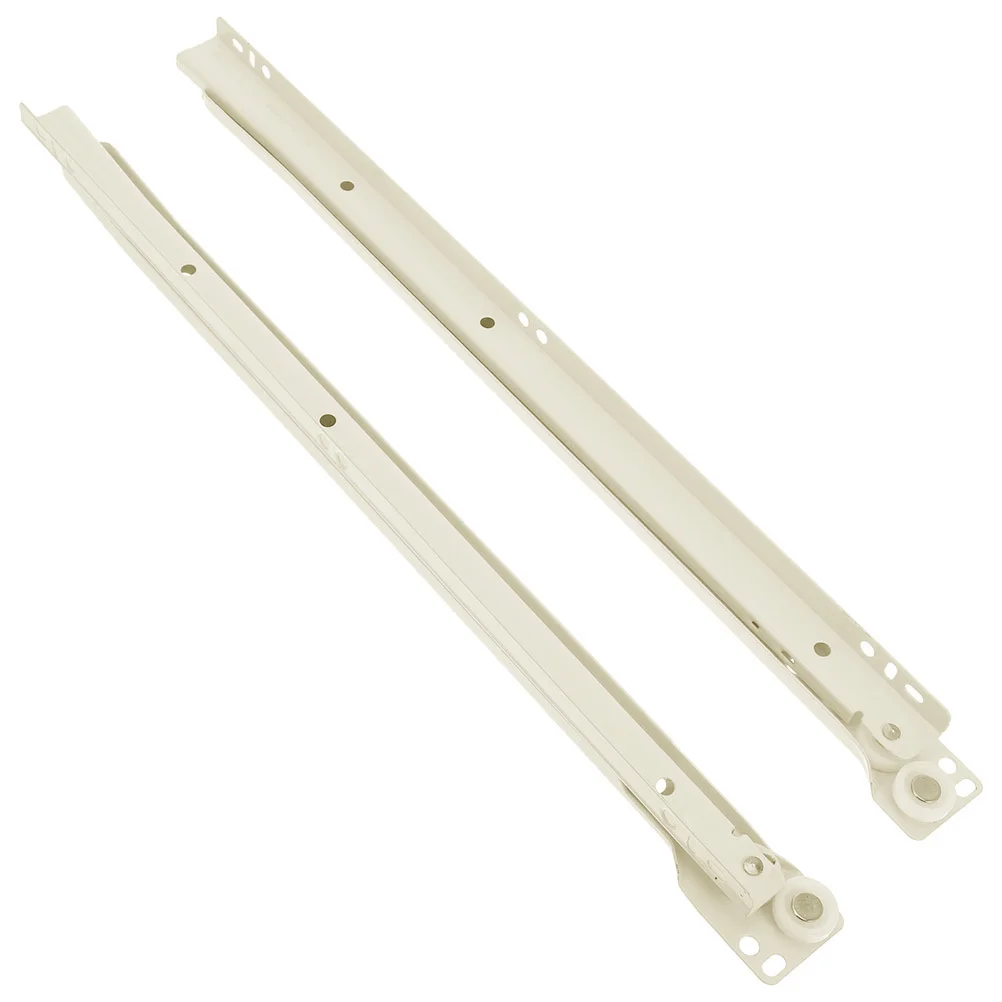 

2pcs Heavy Duty Drawer Slides Two Way Slide Track Rail For Wardrobe Keyboard Tray Household Replacement Rails Steel Ball Bearing