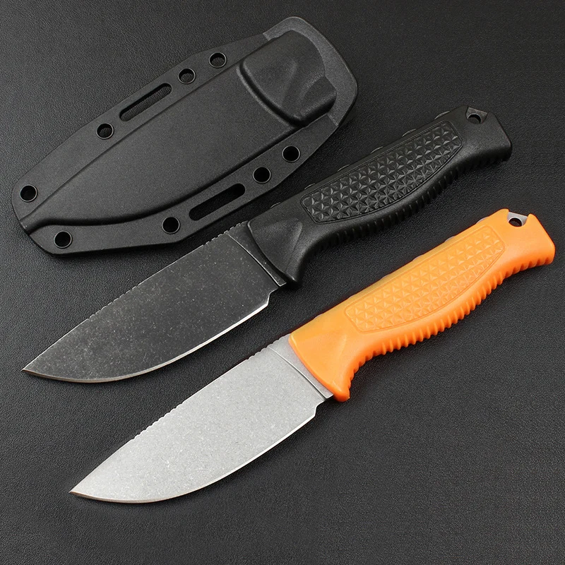 Outdoor straight knife Handmade  Steel Hunting Knife G10 Handle Camping Survival Knife Fixed Blade Tactical Knife