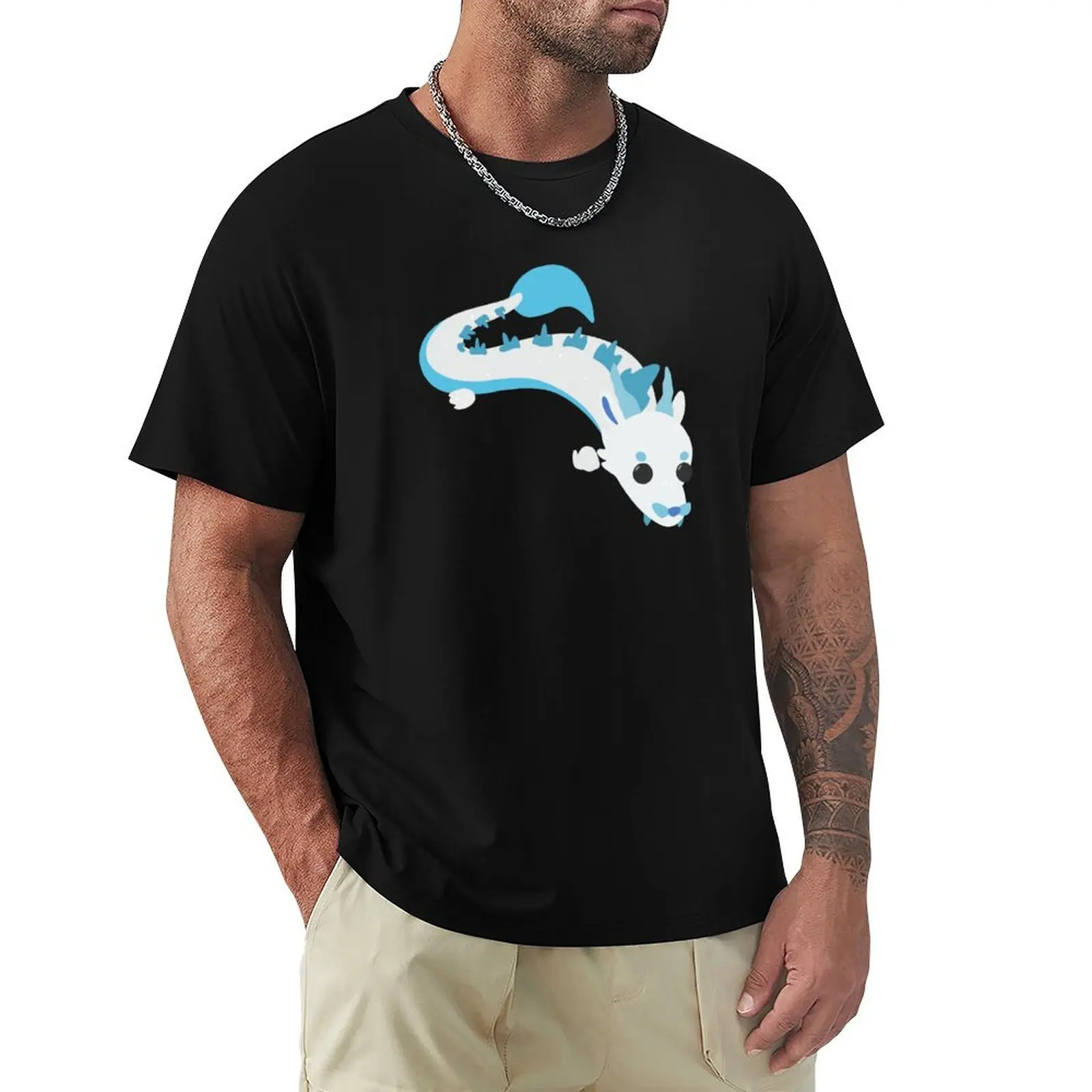 Frost Fury T-Shirt Large Size Casual Short Sleeve Top