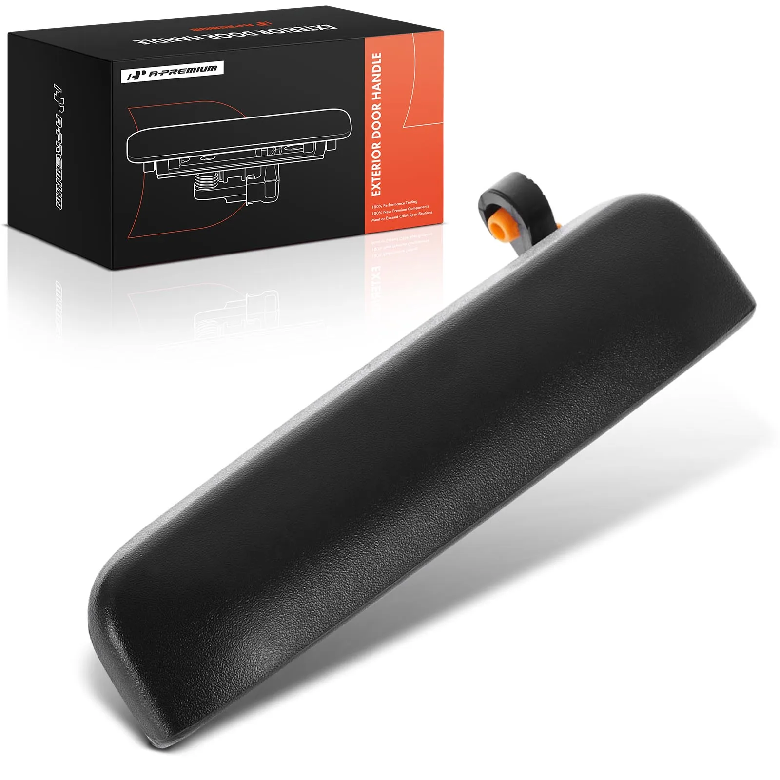 A-Premium Driver Side Texture Black Exterior Door Handle for Nissan Frontier 1998-2004 Xterra 2000-2004