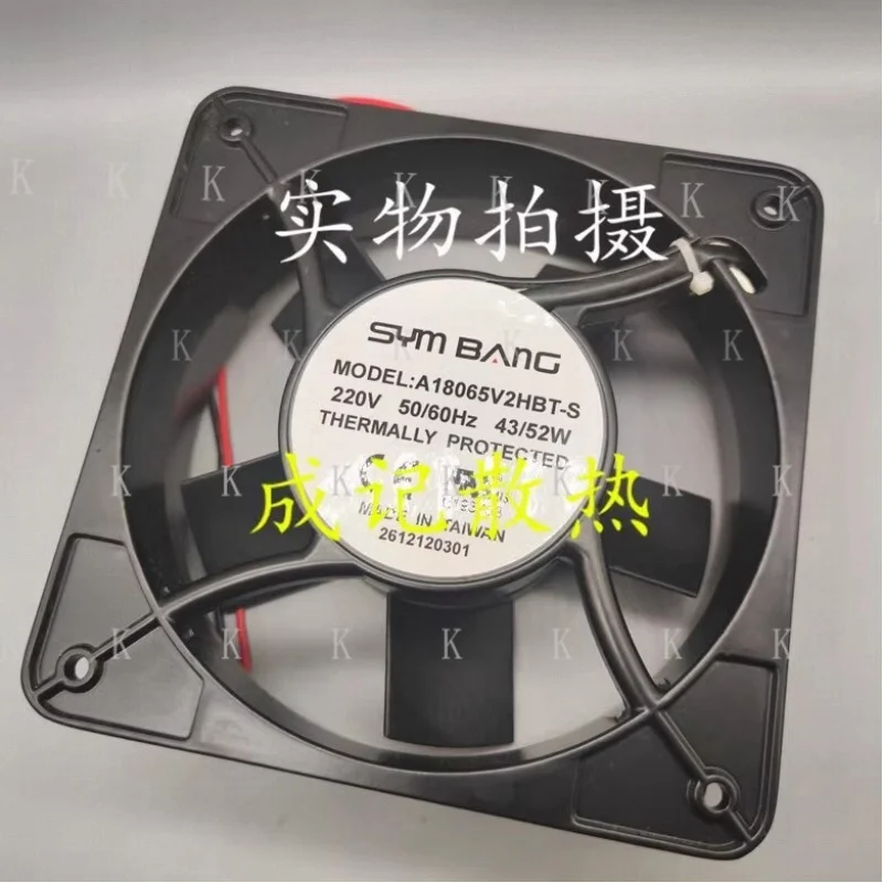 C  FOR SYM BANG A18065V2HBT-S 220V 43/52W 180*65MM High-end Axial Cooling Fan