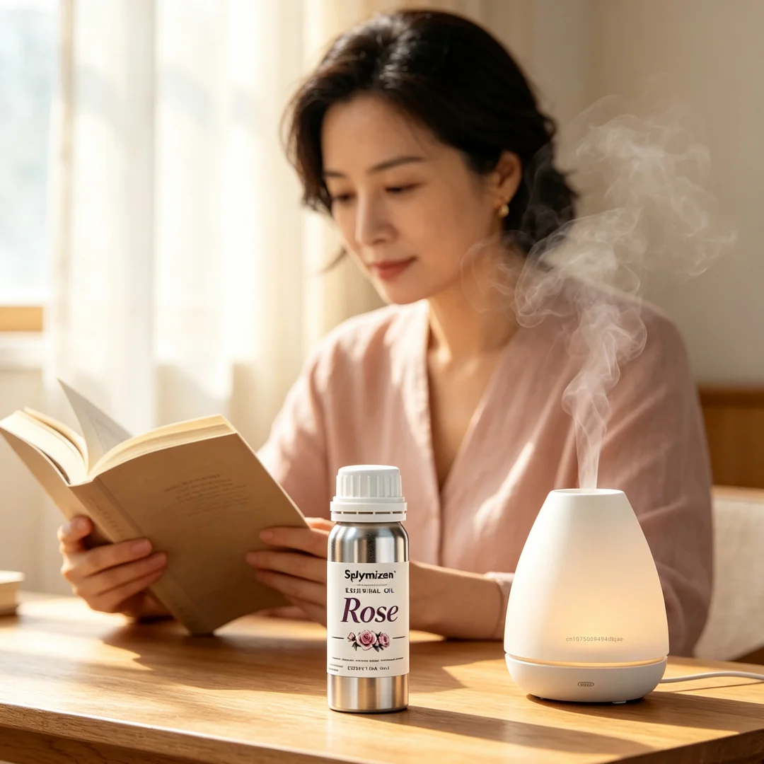 20/100ml Undiluted Rose Fragrance Oil Reed Diffuser Refill Oil Electric Aroma Diffuser Scent Liquid Home Long Lasting Fragrance