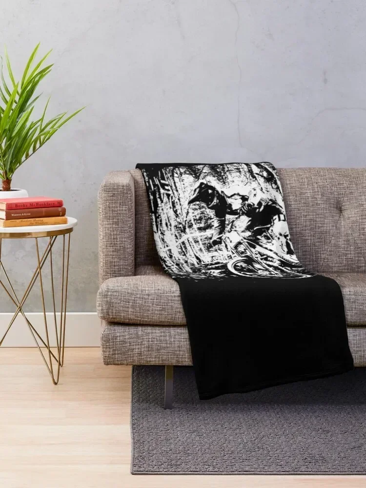 downhill mountain biking Throw Blanket cosplay anime Sofa Moving Blankets