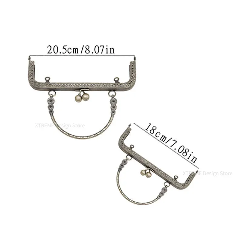 1pc Metall Kuss Verschluss Schloss Rahmen Metallrahmen Kuss Verschluss Schloss für Handtasche Geldbörse Münz tasche DIY Werkzeug DIY Metallrahmen Geldbörse Griff