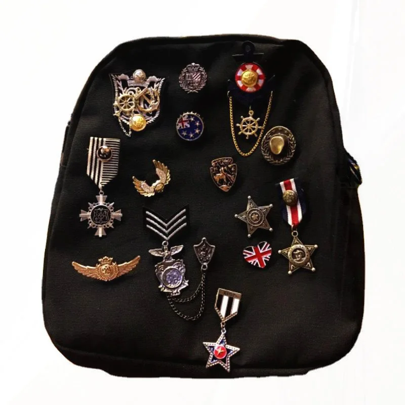 style coat badge clothing accessories Cross Crown Medal Pin Hot selling trendy product Instagram