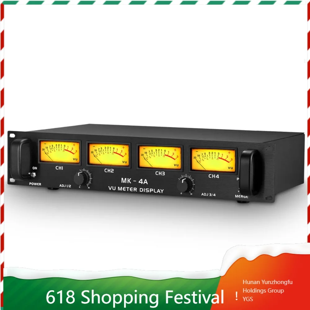 

Audio VU meter pointer Music level meter Large blue display High-end with power amplifier DB meter MK-4 MC-II