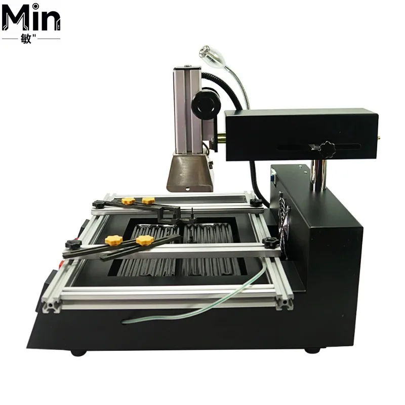 M770  2 Zone IR Heating Preheating Station BGA Hot Air Soldering Rework Station with Auxiliary Light for Repair