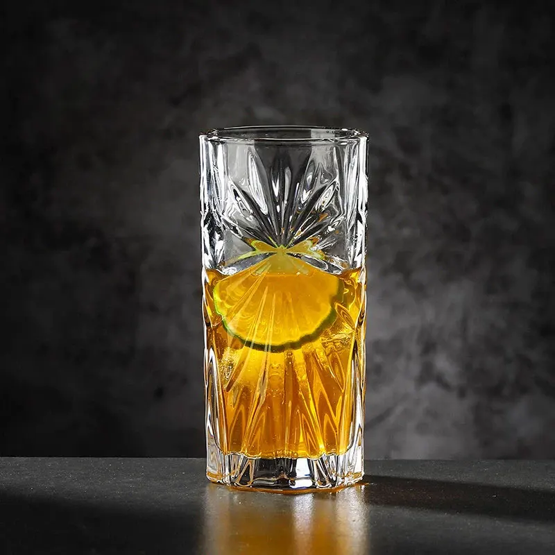 310ml/320ml Luxury Cocktail Glasses Transparent High End Foreign Wine Glasses Juice Beverage Cups Drinking Glasses Coffee Mug
