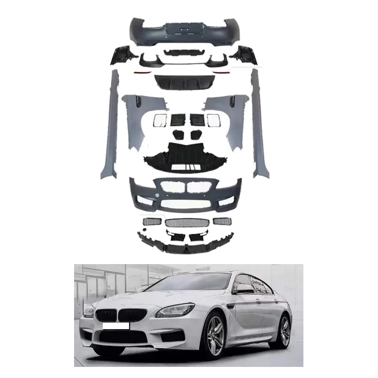 

Hot Selling 6 Series F06 F12 F13 M6 Style Accessories 2004-2011 Plastic Front and Front Bumper Body Kit