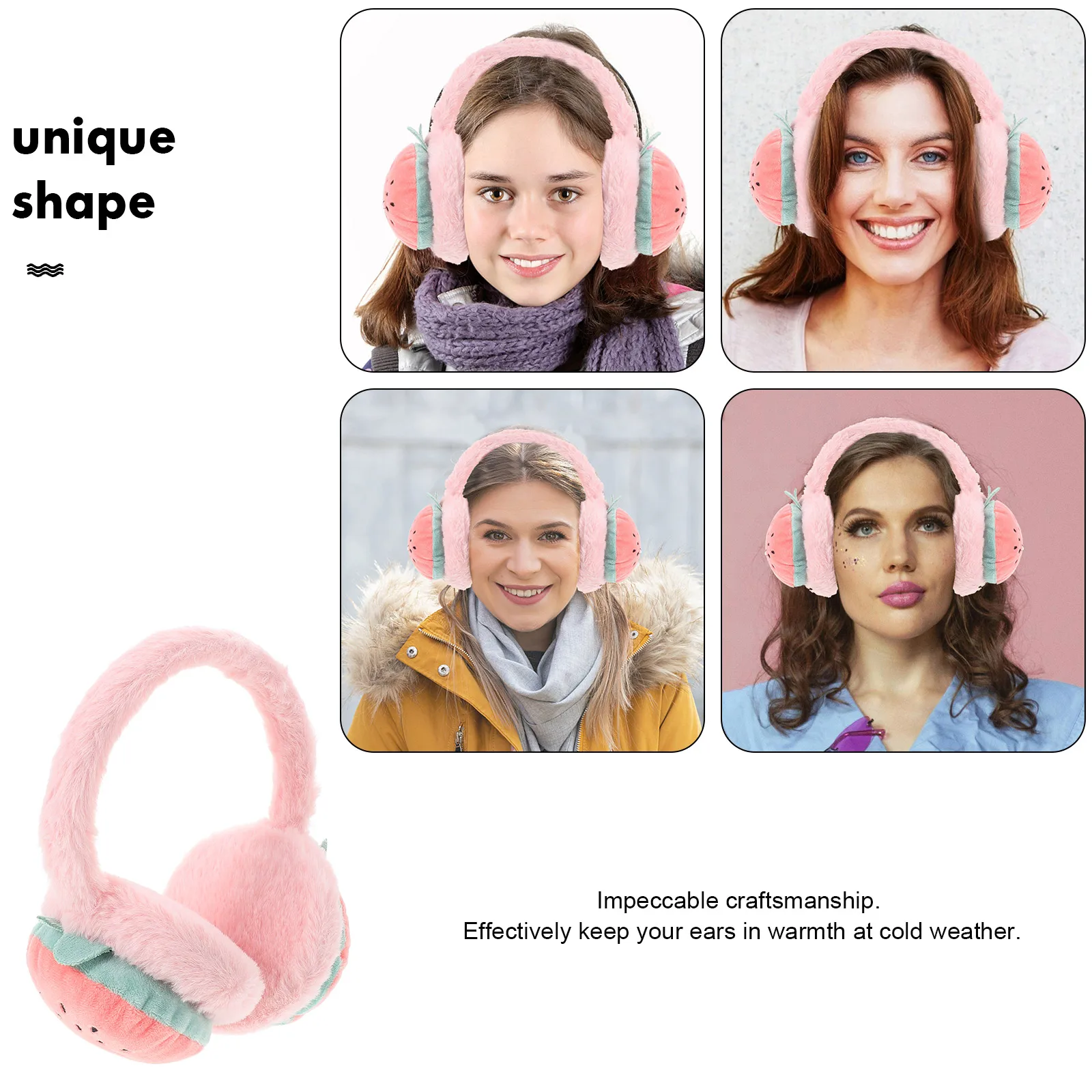 ใหม่น่ารัก Earmuff การ์ตูนหู Muffs สําหรับเด็ก Ultra-Soft ฤดูหนาว WARM หูครอบคลุม Fluffy และ COZY หูอุ่นสําหรับเย็นสภาพอากาศ