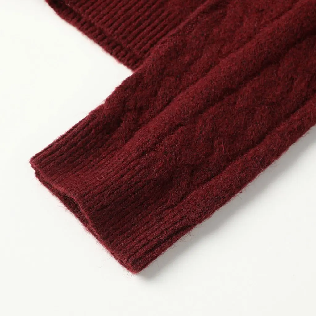 

Korean Women's Color Button Love Button Sweater 35NW-25212025 Spring Twist Style Wholesale Fashion Top