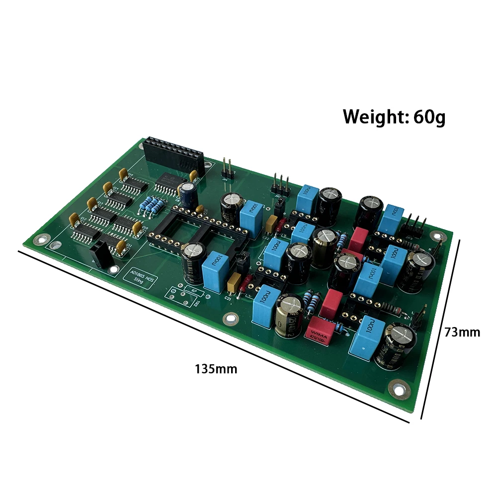 NOS AD1865 DAC Decoder Board I2S Interface Input with Silicon Isolation Chip