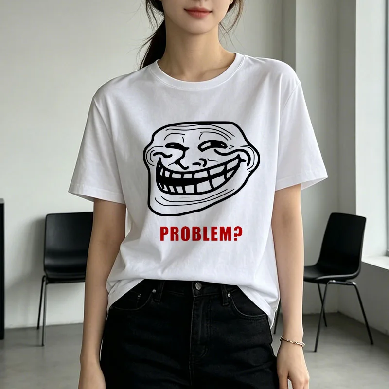 Rage Comic Trollface Funny Dumbface Gargoyle Face Weird Funny Sarolta Cool Feeling T-shirt for Women Men Kids
