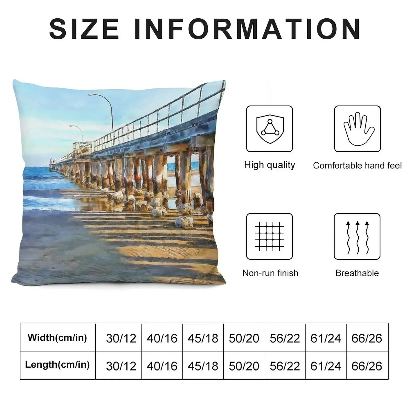 Altona Pier - Altona Beach - Victoria, Australia Throw Pillow Pillowcases Bed Cushions Decorative Cover For Living Room pillow