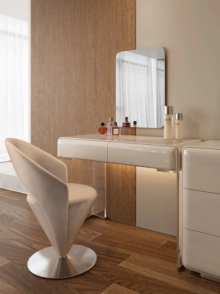 

HYS Italian light luxury modern high-end bedside chest dresser integrated master bedroom makeup table