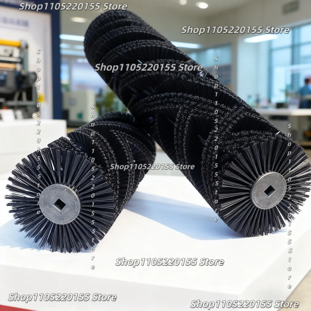 Φ300x490mm Industrial Plastic Bristle Sweeping Road Roller Brush for Street Sweeper Cleaning