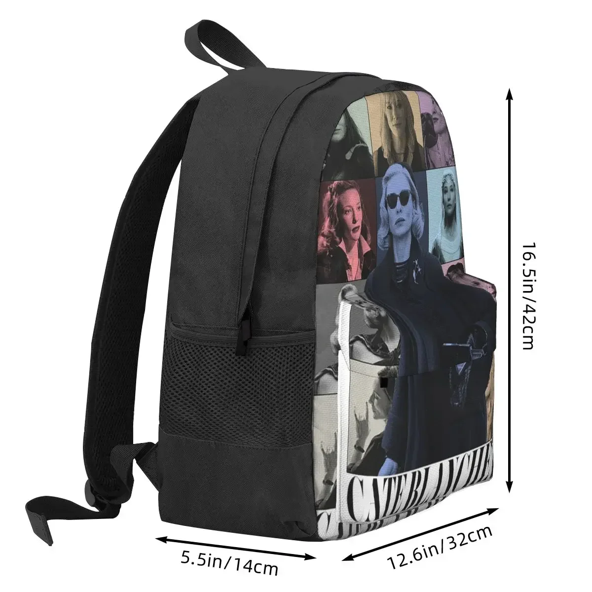 Cate Blanchett Characters Backpacks Boys Girls Bookbag Students School Bags Cartoon Kids Rucksack Travel Rucksack Shoulder Bag